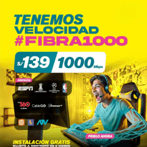 Bitel Fibra 1000mb